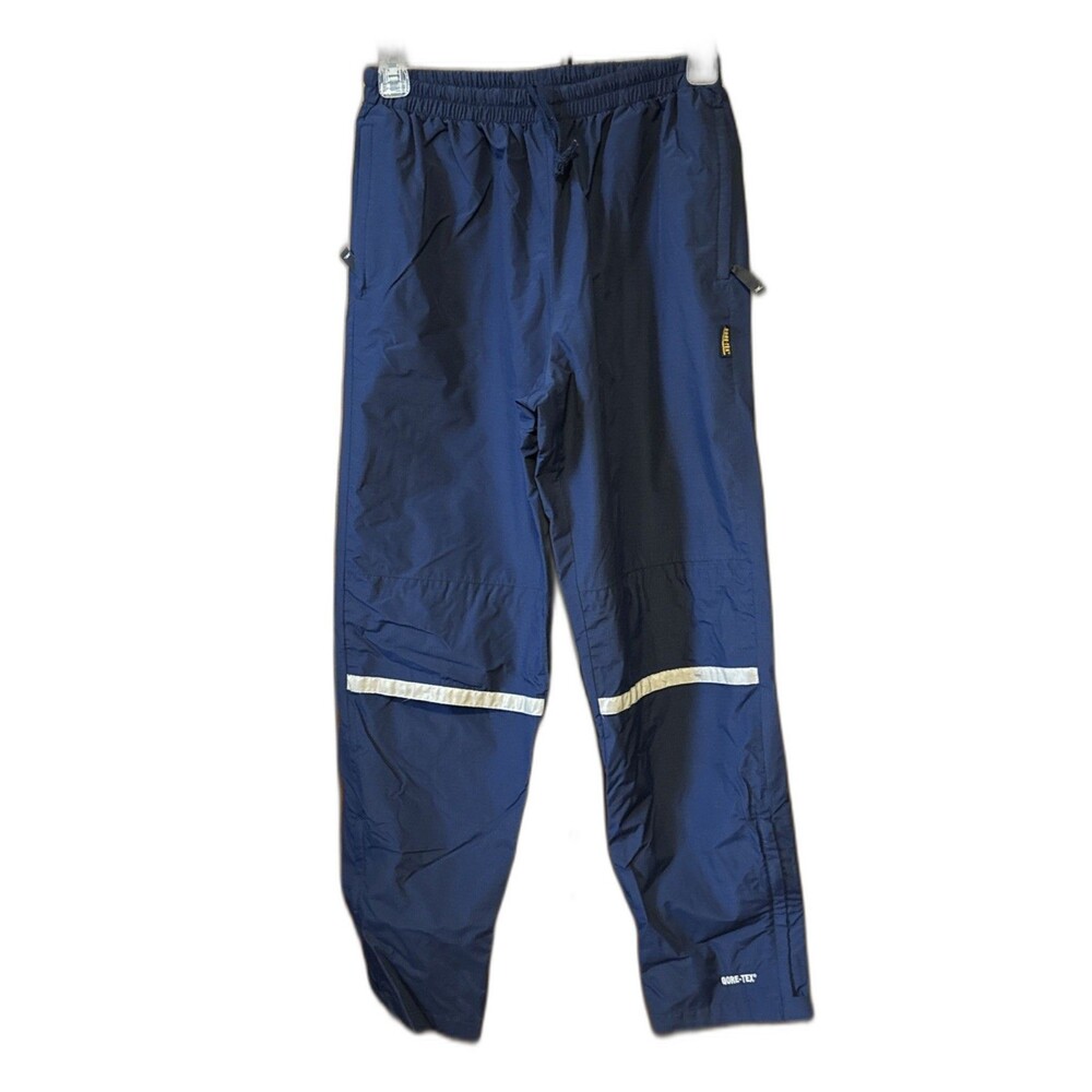 Gore-Tex Rain Running Pants Mens Large Blue Size 30x30 Roadrunner Brand Reflect
